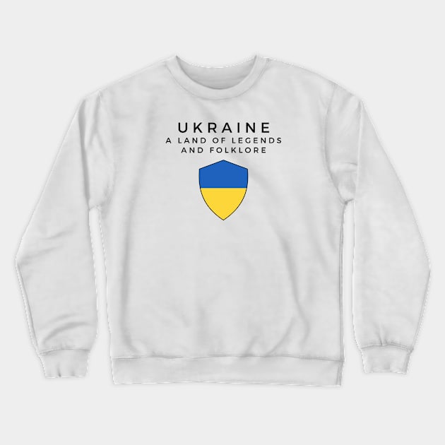 Ukraine a Land of Legends and Folklore Crewneck Sweatshirt by DoggoLove